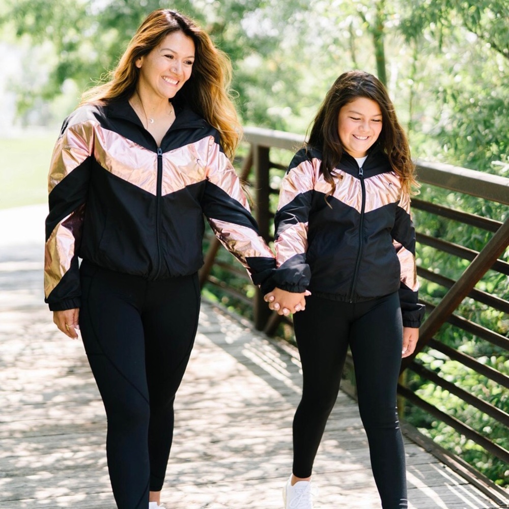 Zyia Pink Shine Block Jacket